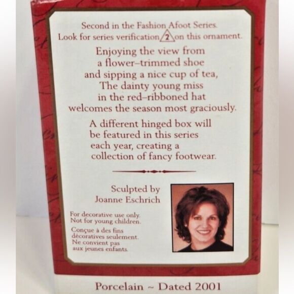 Hallmark Keepsake Ornament: 2001 Fashion Afoot - Picture 6 of 7